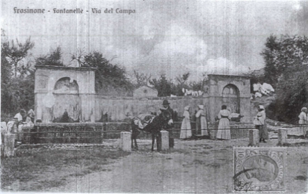 Fontana ubicata fra Via Mola Vecchia e Via Ciamarra - Frosinone