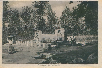 Fontana ubicata fra Via Mola Vecchia e Via Ciamarra - Frosinone