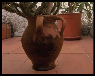 Pentolame in terra cotta delle nostre nonne - Pignate e stufaroli utilizzate oggi come vasi per fiori