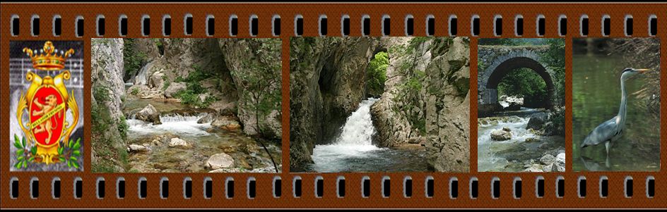 Il corso del fiume nella parte montana
