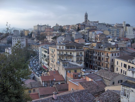 Scorcio della citt di Frosinone da Colle San Pietro - Frosinone