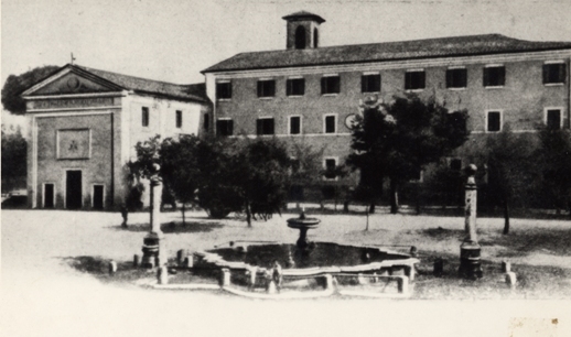 Veduta del convento, la chiesa della Madonna della Neve - Frosinone