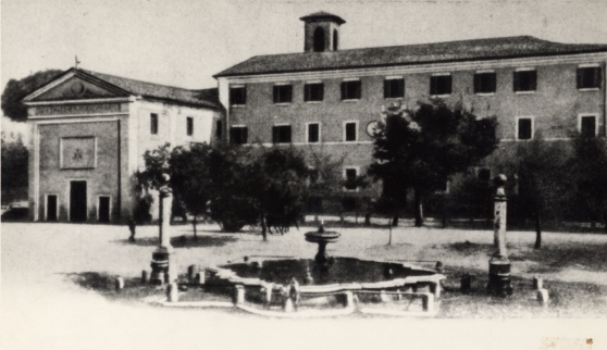 La vecchia chiesa, il convento degli Agostiniani Scalzi, la fontana del De Carolis - Frosinone