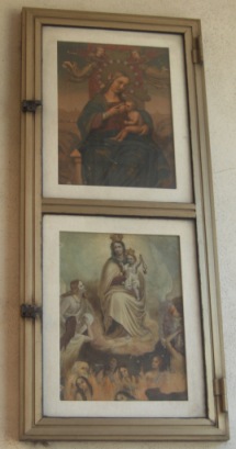 La devozione - immagini sacre sulle mura delle case - Frosinone