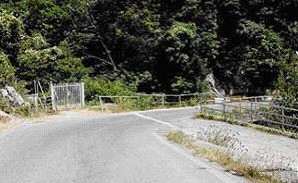 Strada localit Ponte dei Santi Trisulti - Collepardo - Frosinone