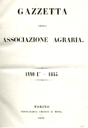 Nel 1842, a Pollenzo, il re firma l'istituzione dell'Associazione Agraria, che cur, in tutto il Piemonte la nascita dei Comizi Agrari territoriali e le Commissioni Agrarie Comunali.